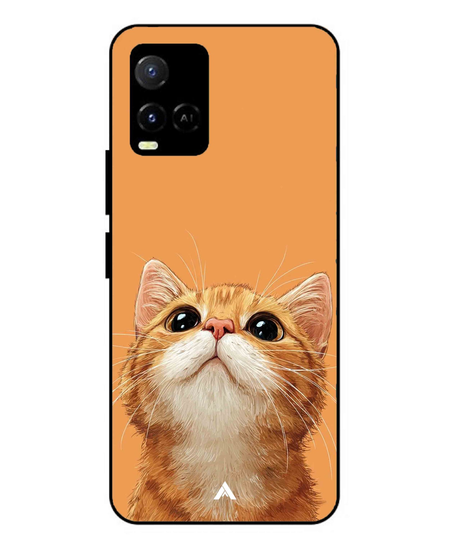 Pet Animal 2 Personalised Metal Back Cover Phone Case for Vivo Y36