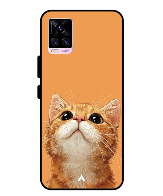 Pet Animal 2 Personalised Metal Back Cover Phone Case for Vivo v20 Pro