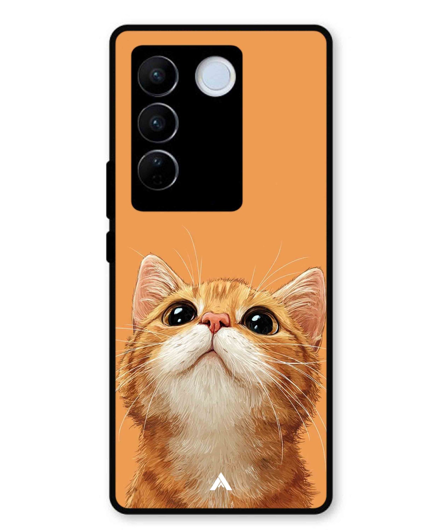 Pet Animal 2 Personalised Metal Back Cover Phone Case for Vivo v27
