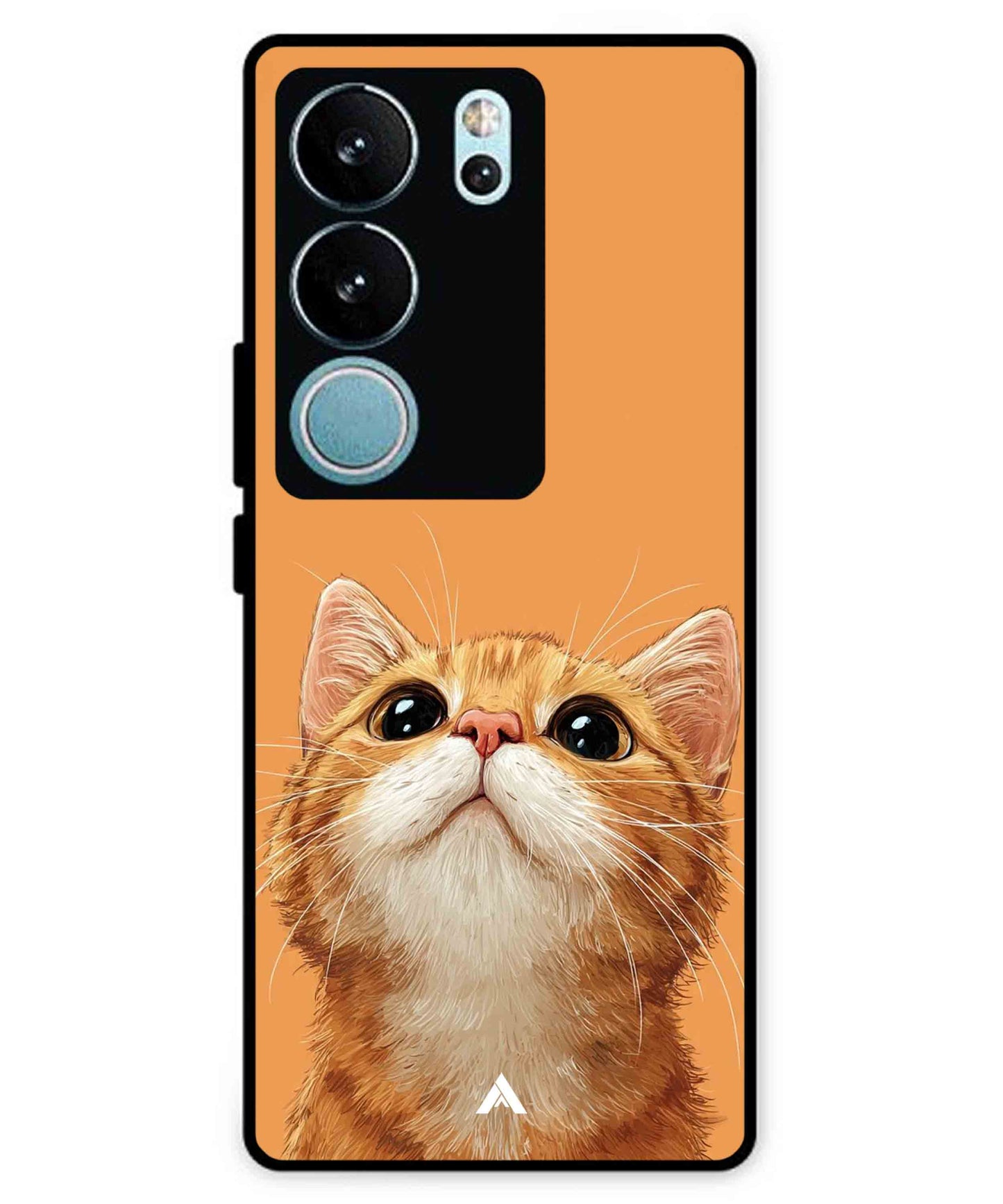 Pet Animal 2 Personalised Metal Back Cover Phone Case for Vivo v29 Pro