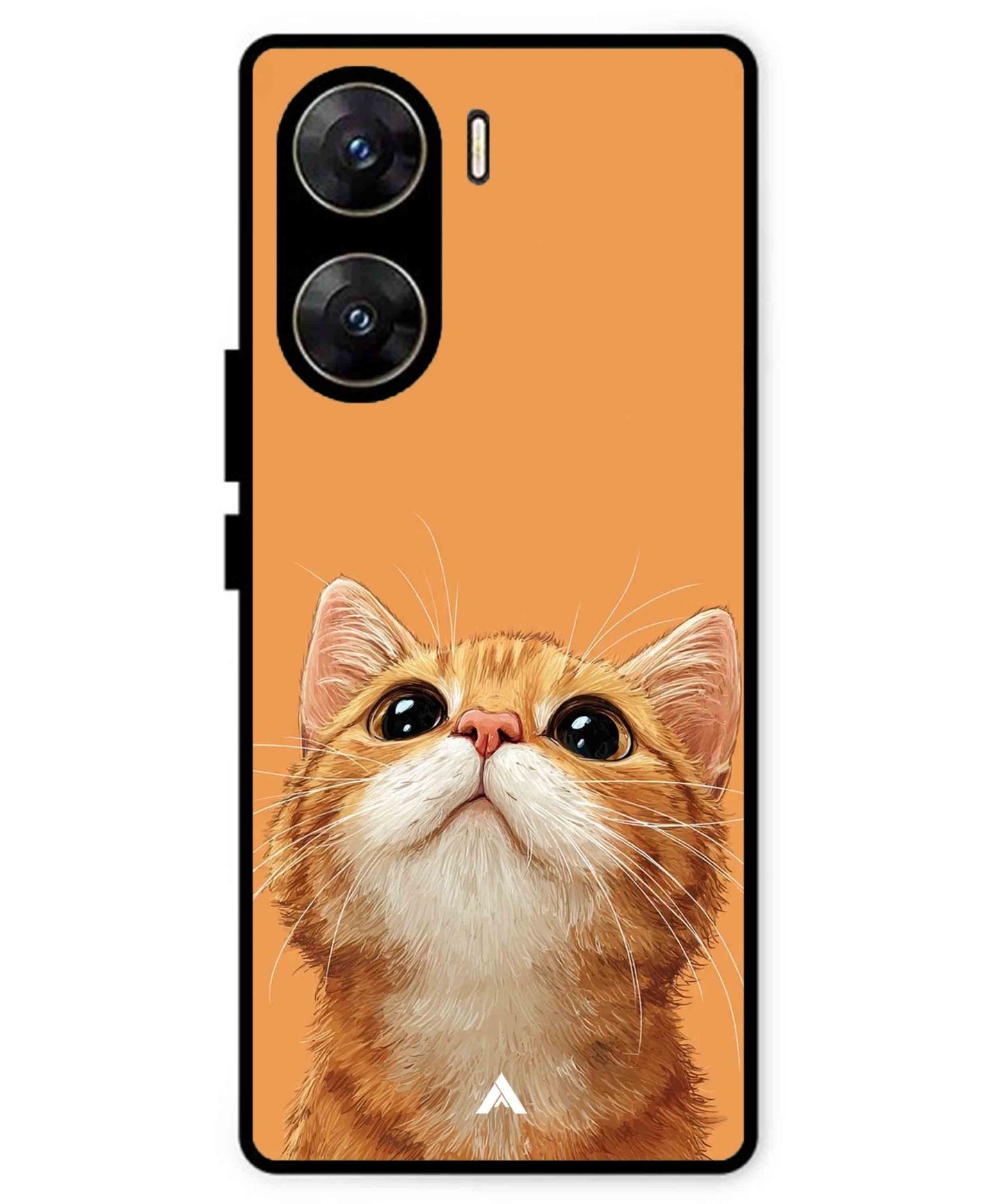 Pet Animal 2 Personalised Metal Back Cover Phone Case for Vivo v29e