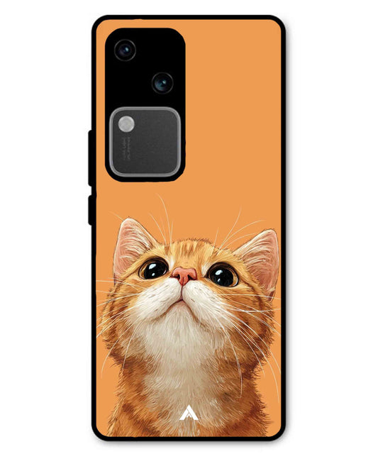 Pet Animal 2 Personalised Metal Back Cover Phone Case for Vivo v30