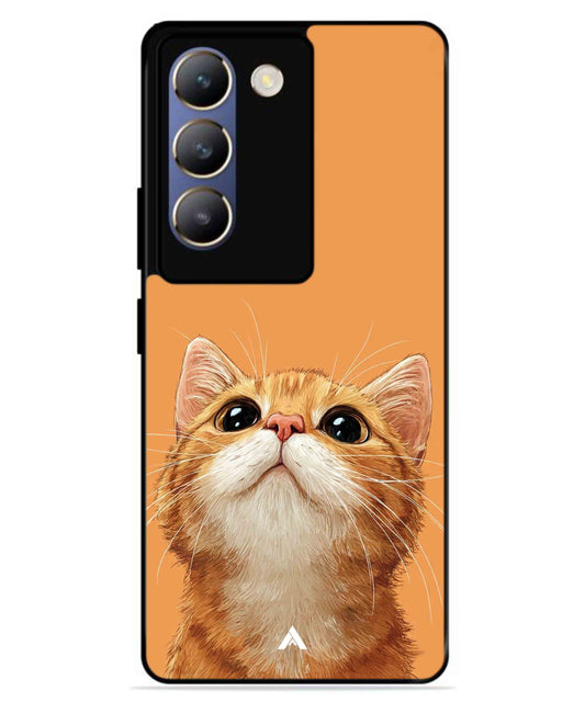 Pet Animal 2 Personalised Metal Back Cover Phone Case for Vivo v30 Lite