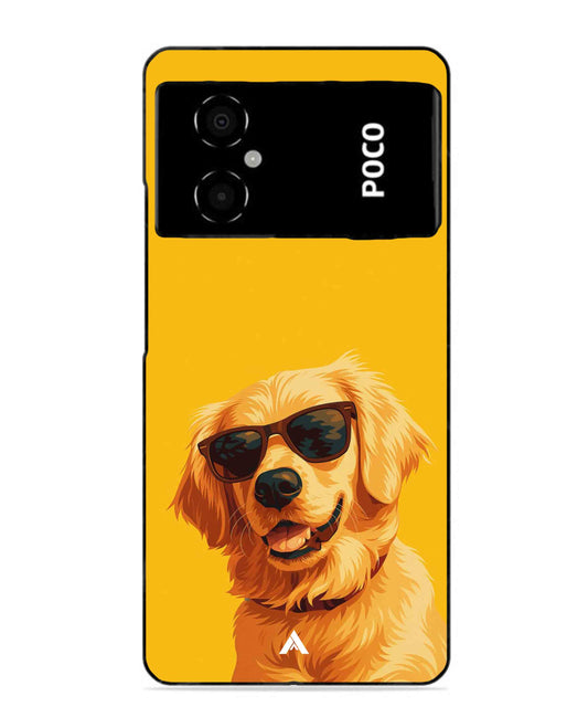Pet Animal 3 Personalised Metal Back Cover Phone Case for Poco M4 5G