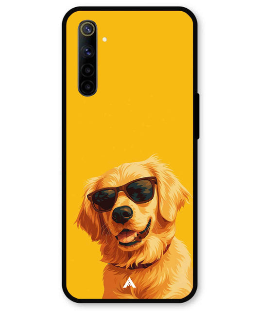 Pet Animal 3 Personalised Metal Back Cover Phone Case for Realme 6