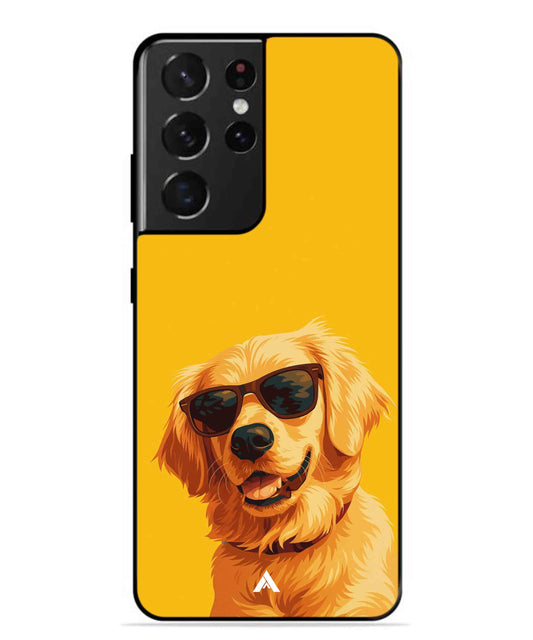 Pet Animal 3 Personalised Metal Back Cover Phone Case for Samsung Galaxy S21 Ultra