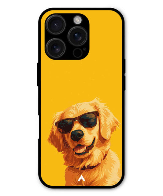 Pet Animal 3 Personalised Metal Back Cover Phone Case for iPhone 15 Pro