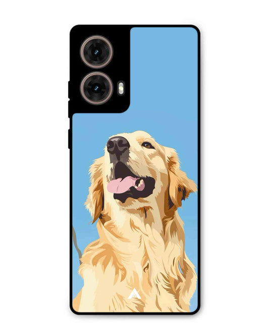Pet Animal 4 Personalised Metal Back Cover Phone Case for Moto Edge 50 Fusion