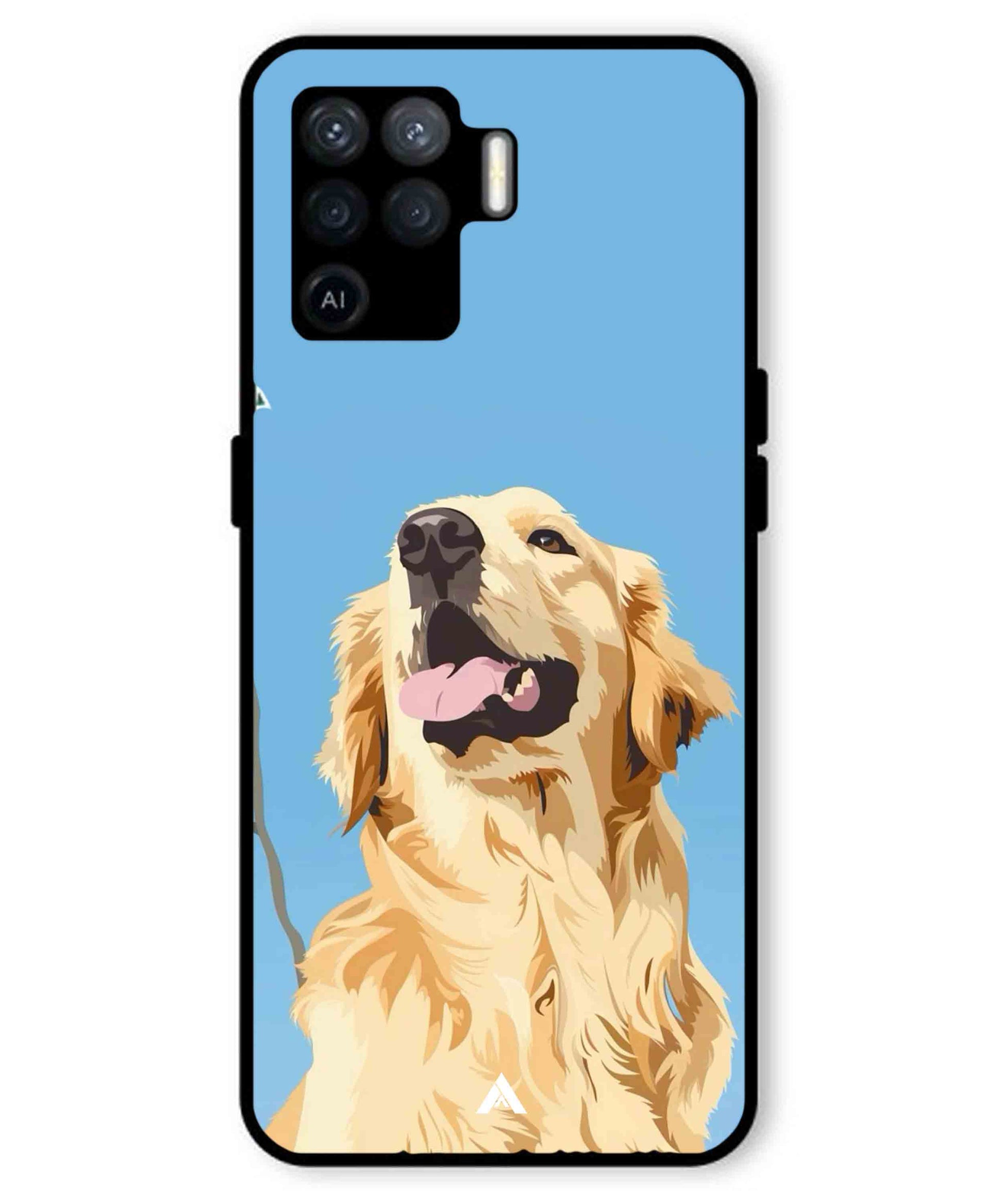 Pet Animal 4 Personalised Metal Back Cover Phone Case for Oppo F19 Pro