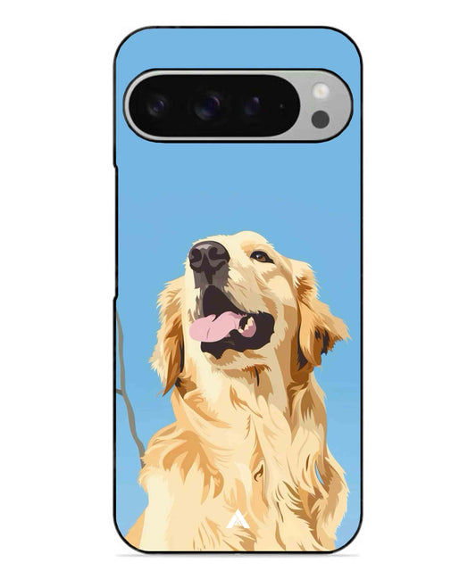 Pet Animal 4 Personalised Metal Back Cover Phone Case for Pixel 9 Pro