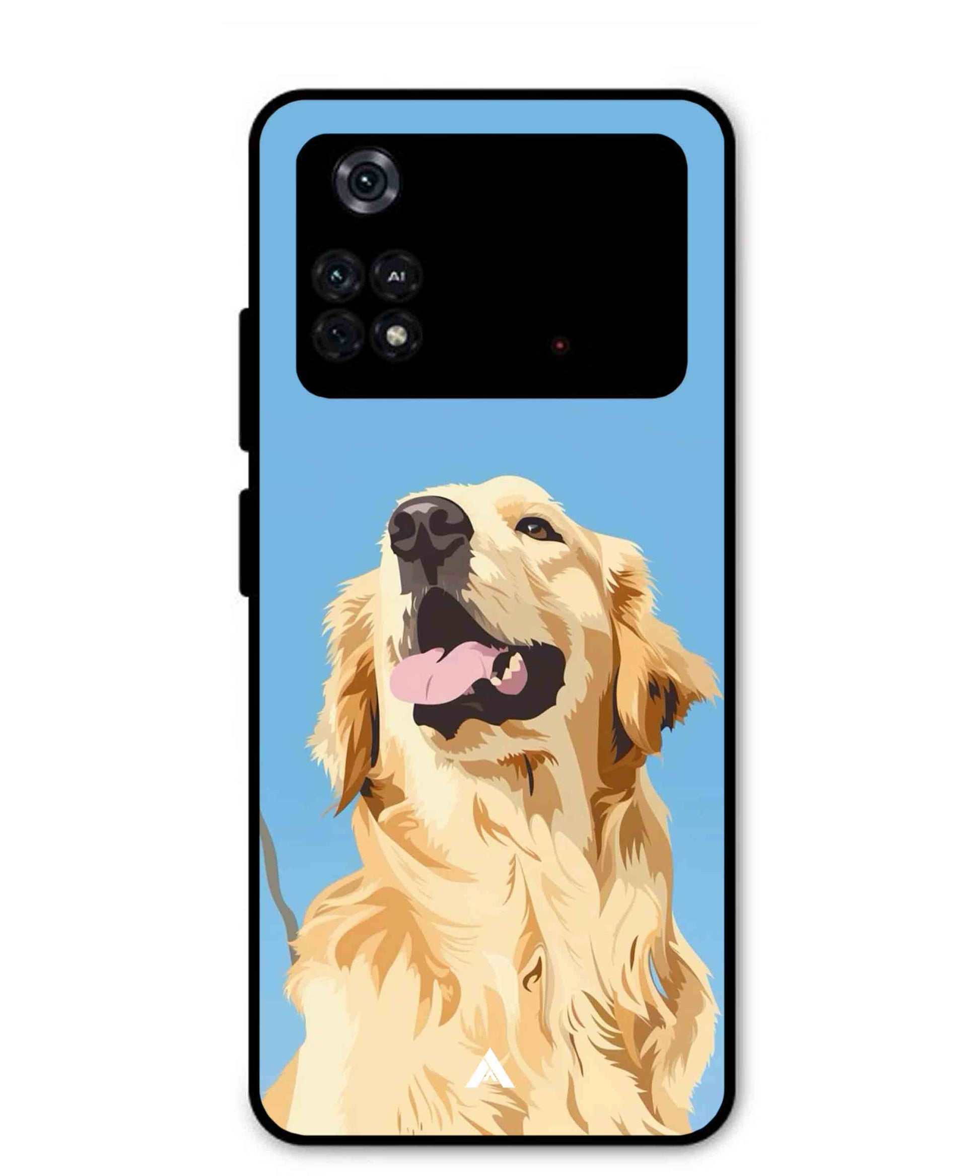 Pet Animal 4 Personalised Metal Back Cover Phone Case for Poco M4 Pro 4G