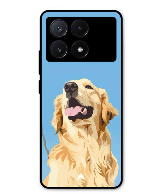 Pet Animal 4 Personalised Metal Back Cover Phone Case for Poco X6 Pro