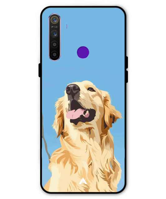Pet Animal 4 Personalised Metal Back Cover Phone Case for Realme 5i