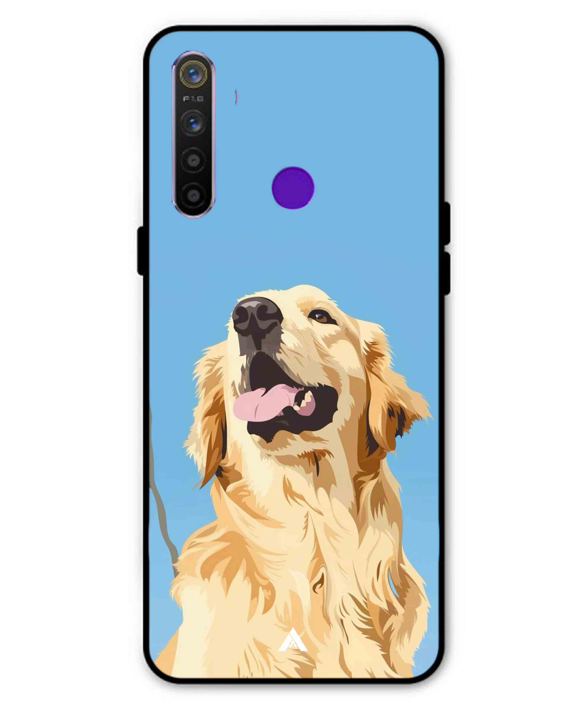 Pet Animal 4 Personalised Metal Back Cover Phone Case for Realme Narzo 10