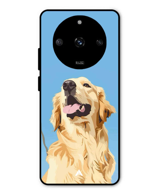 Pet Animal 4 Personalised Metal Back Cover Phone Case for Realme Narzo 60