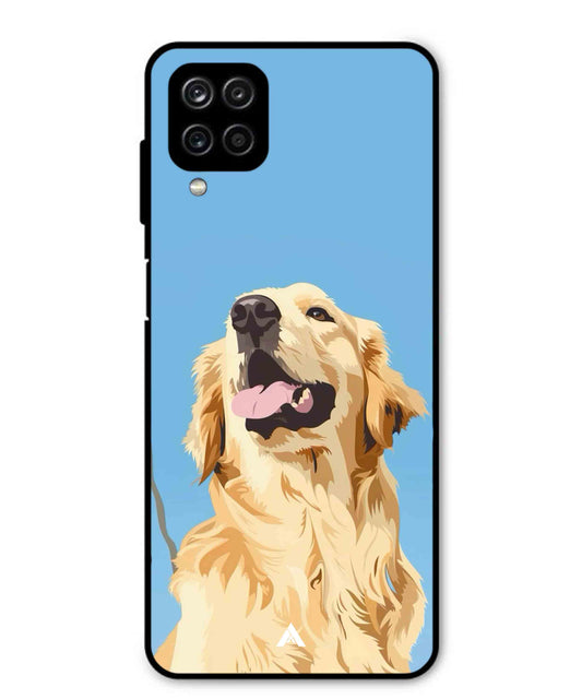 Pet Animal 4 Personalised Metal Back Cover Phone Case for Samsung Galaxy M12
