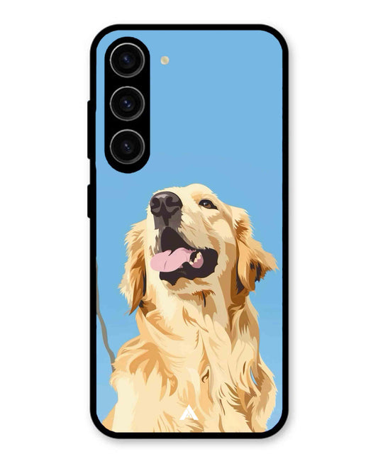 Pet Animal 4 Personalised Metal Back Cover Phone Case for Samsung Galaxy S23