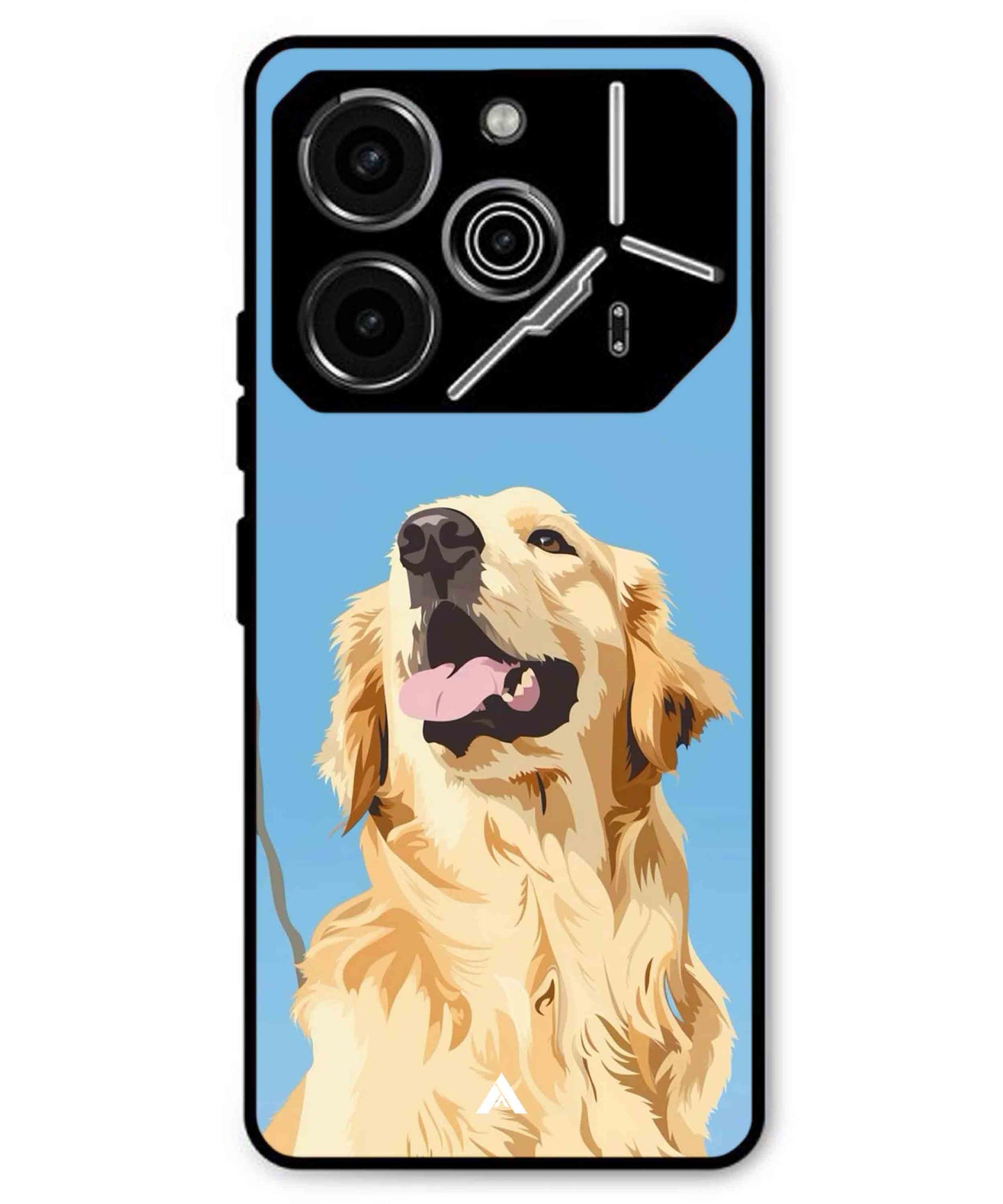 Pet Animal 4 Personalised Metal Back Cover Phone Case for Tecno Pova 6