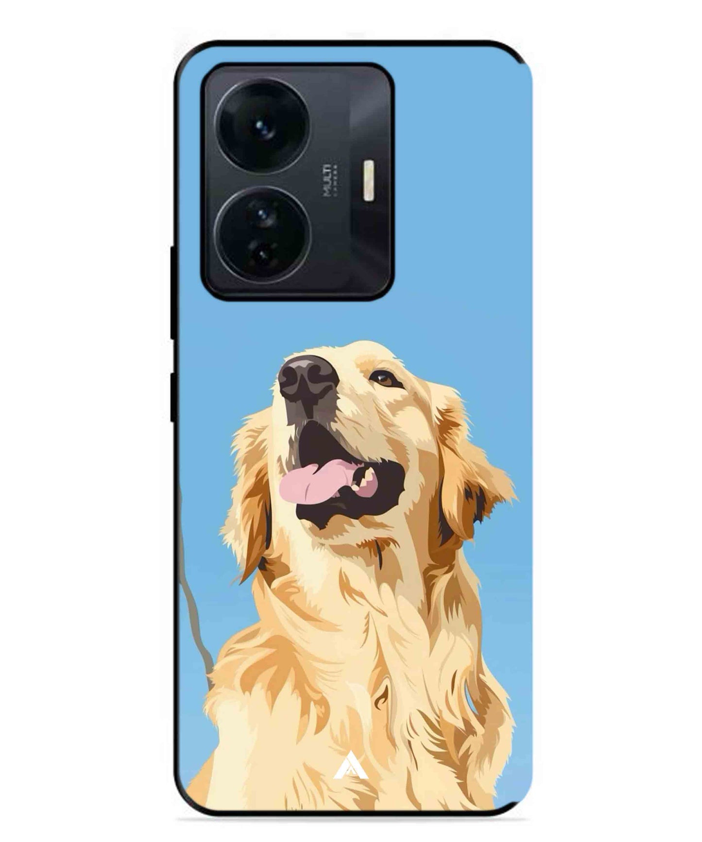 Pet Animal 4 Personalised Metal Back Cover Phone Case for Vivo T1 Pro
