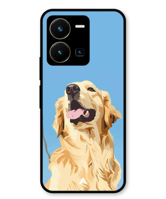 Pet Animal 4 Personalised Metal Back Cover Phone Case for Vivo Y35