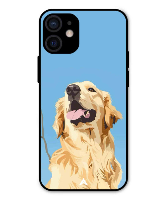 Pet Animal 4 Personalised Metal Back Cover Phone Case for iPhone 12 Mini