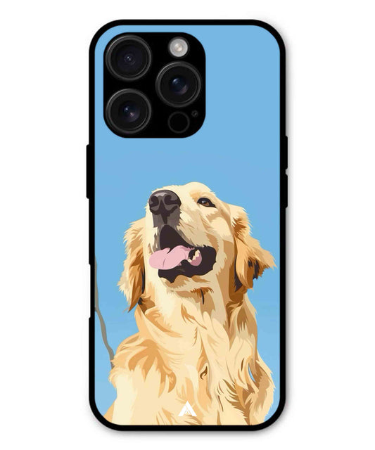 Pet Animal 4 Personalised Metal Back Cover Phone Case for iPhone 14 Pro