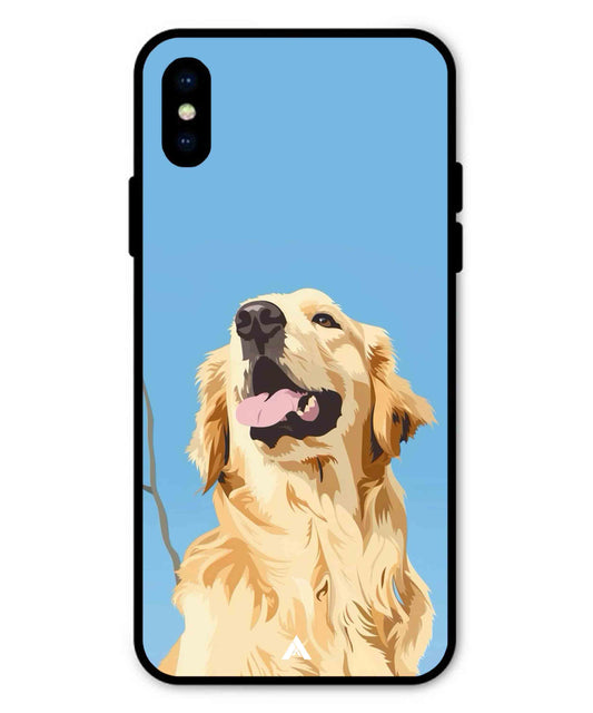 Pet Animal 4 Personalised Metal Back Cover Phone Case for iPhone Xs