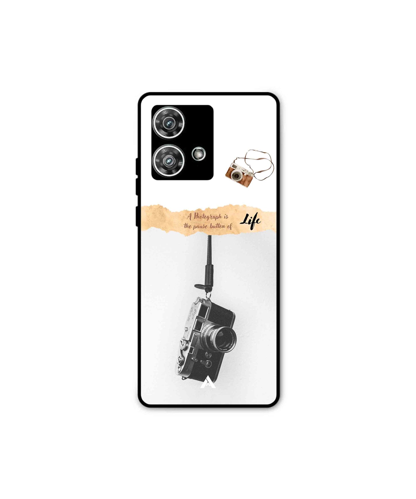 Photograph of life Metal Back Cover Phone Case for Moto Edge 40 Neo