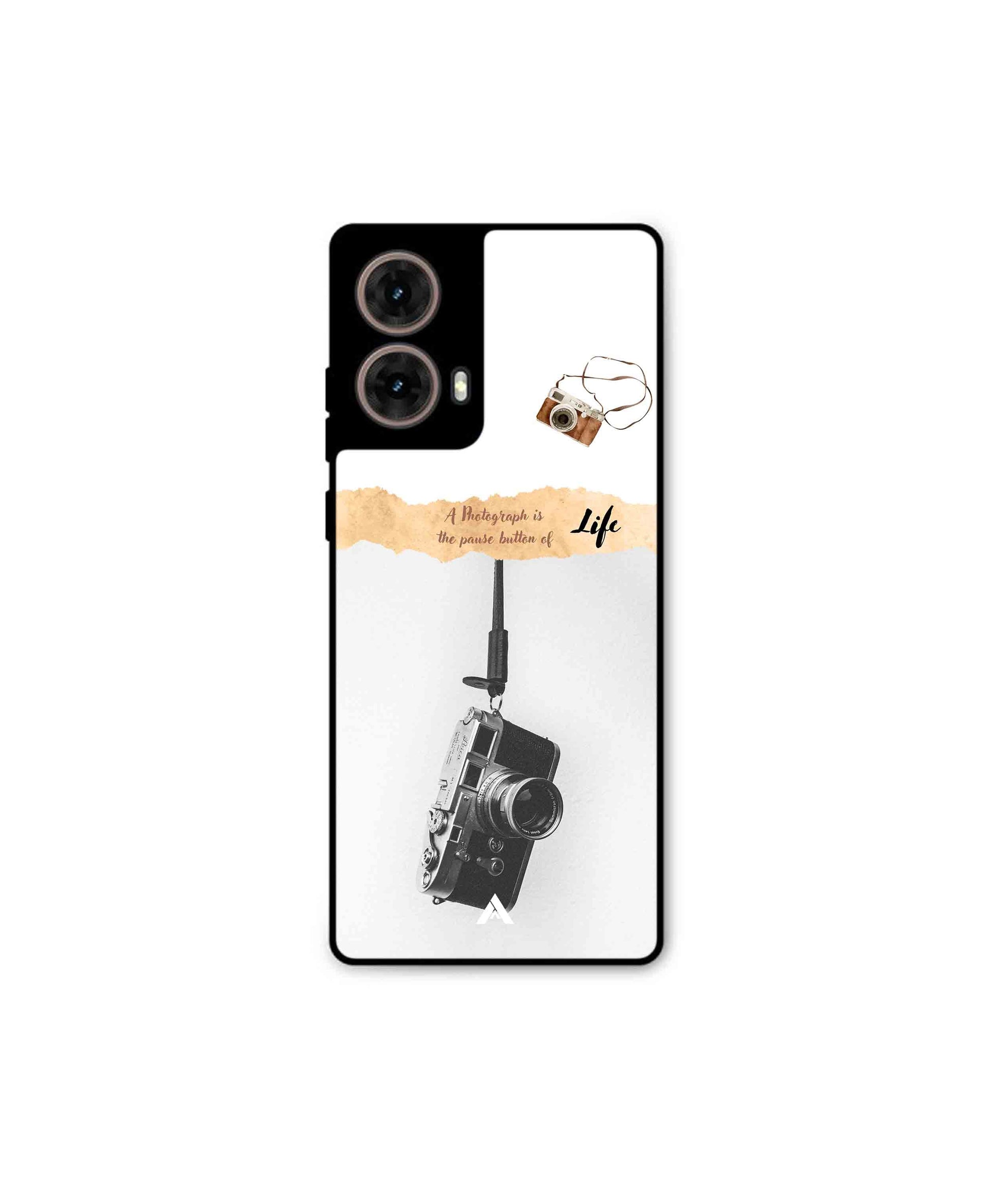 Photograph of life Metal Back Cover Phone Case for Moto Edge 50 Fusion