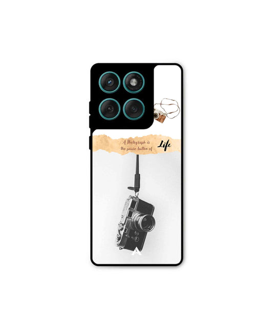 Photograph of life Metal Back Cover Phone Case for Moto Edge 60 Fusion