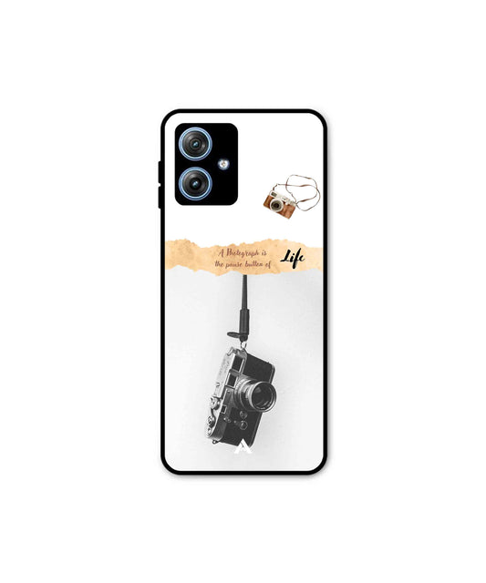 Photograph of life Metal Back Cover Phone Case for Moto G54
