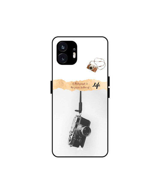 Photograph of life Metal Back Cover Phone Case for Nothing Phone 2a Plus