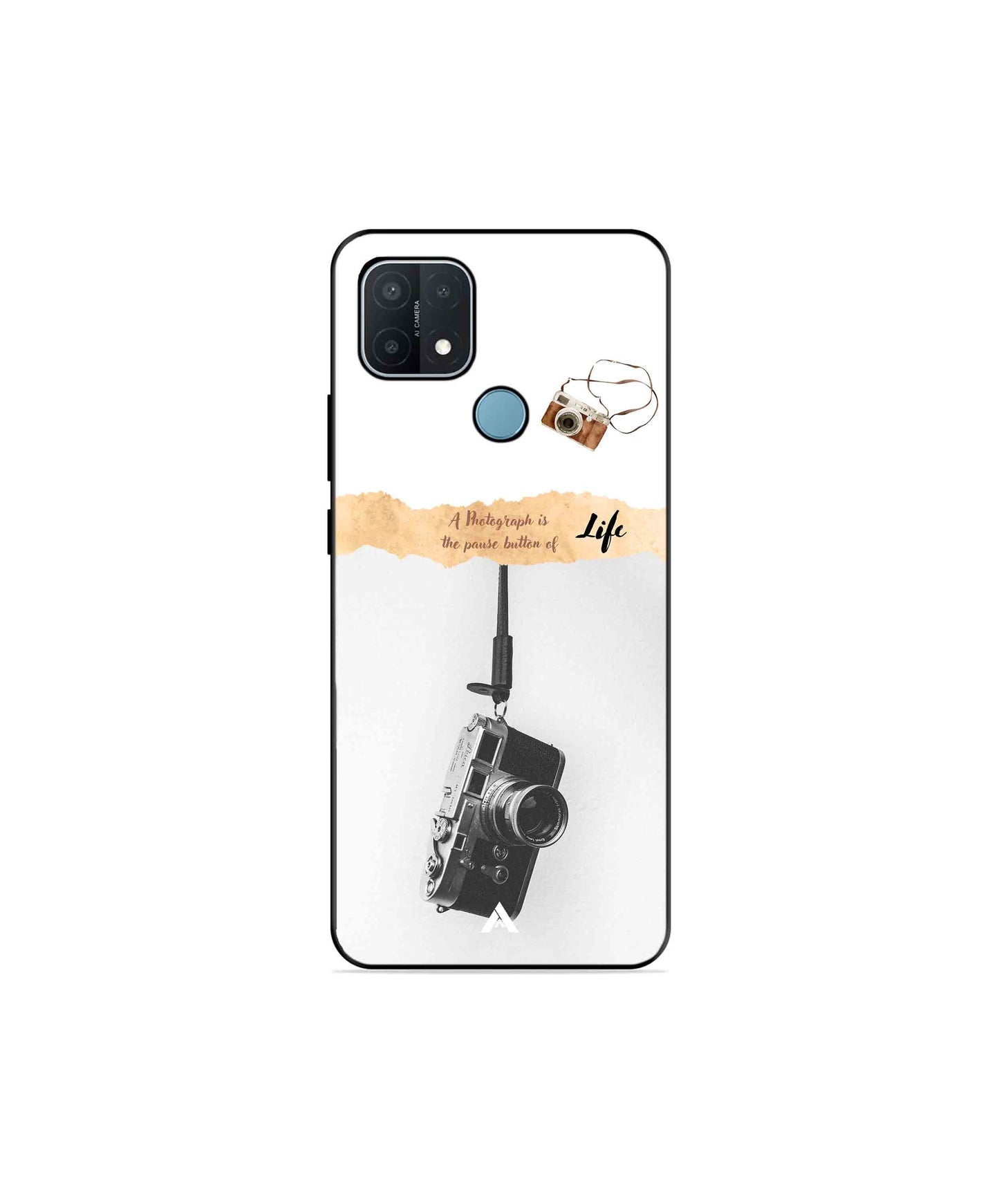 Photograph of life Metal Back Cover Phone Case for OPPO A15