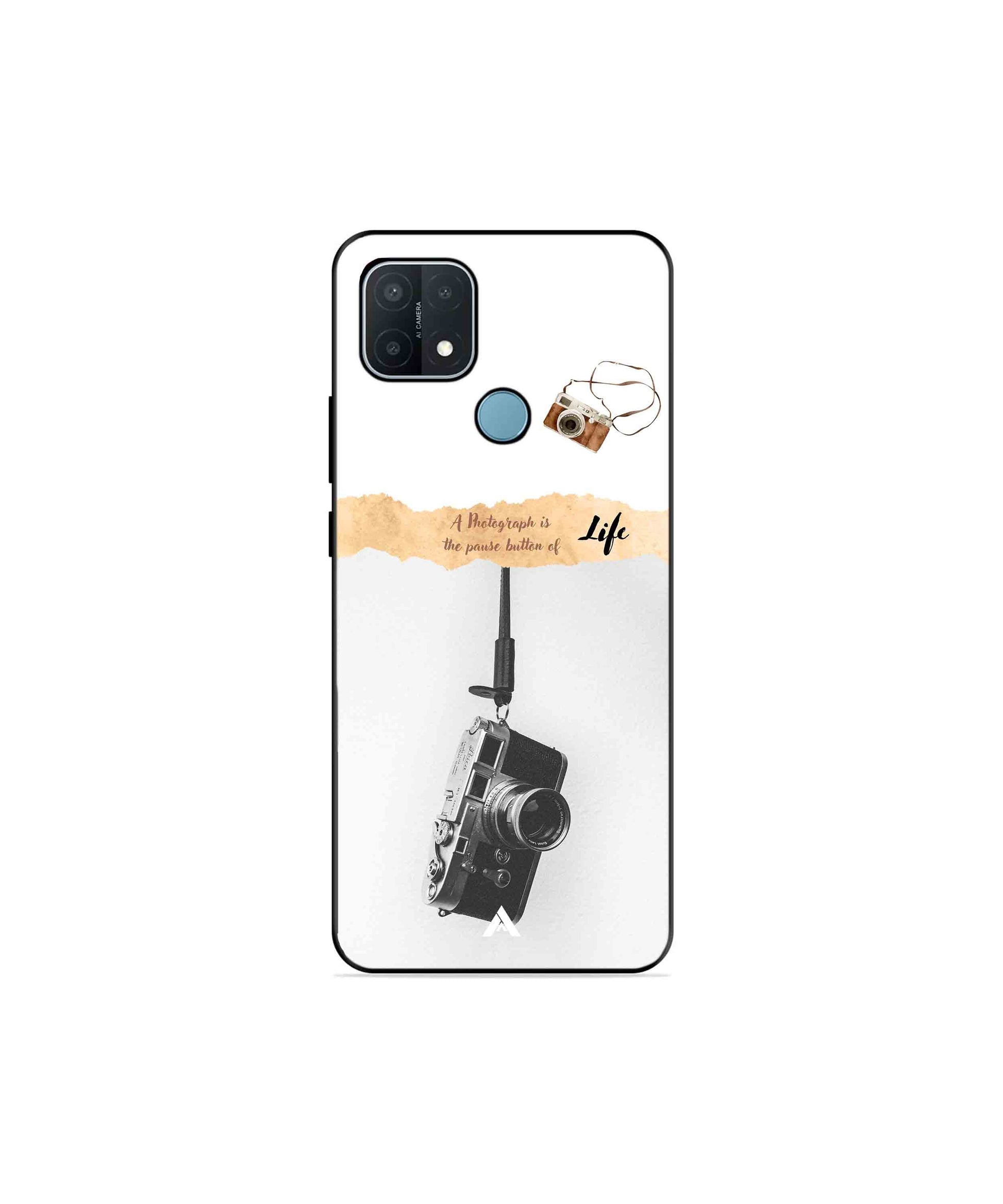 Photograph of life Metal Back Cover Phone Case for OPPO A15