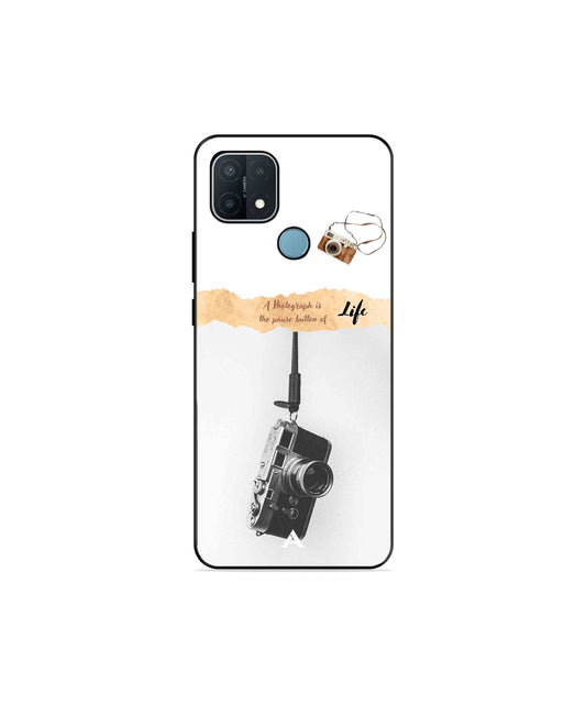 Photograph of life Metal Back Cover Phone Case for OPPO A15