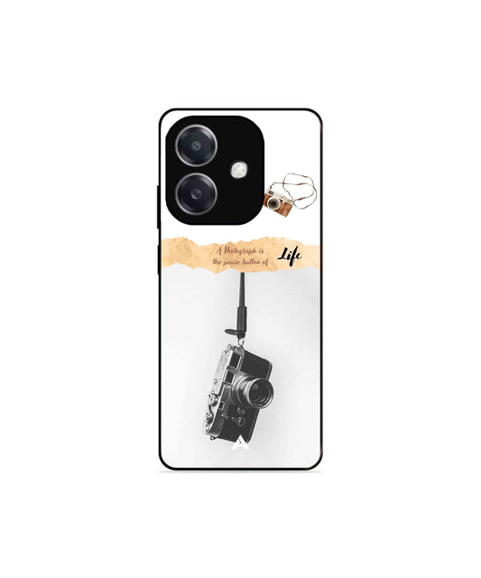 Photograph of life Metal Back Cover Phone Case for Oppo A3X
