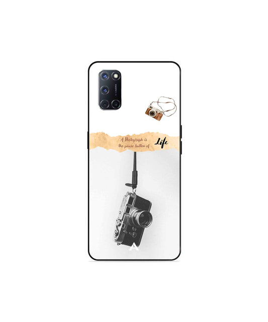 Photograph of life Metal Back Cover Phone Case for Oppo A52