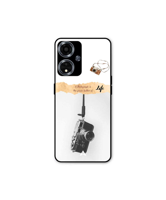 Photograph of life Metal Back Cover Phone Case for Oppo A59