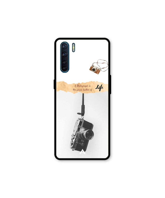 Photograph of life Metal Back Cover Phone Case for Oppo A91