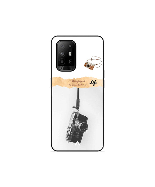 Photograph of life Metal Back Cover Phone Case for Oppo F19 Pro Plus