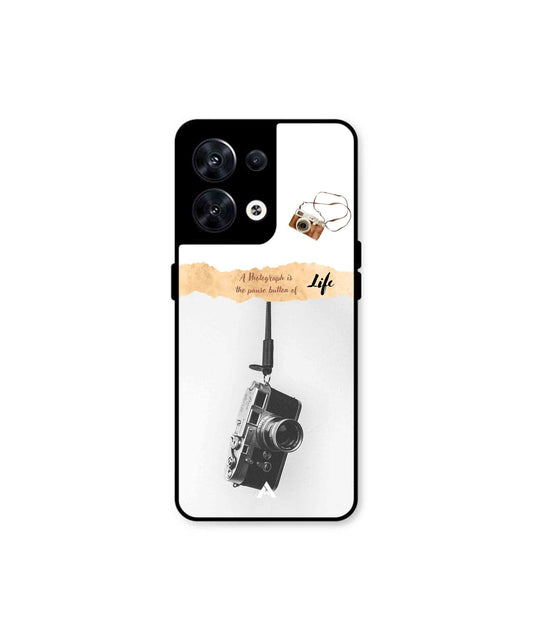Photograph of life Metal Back Cover Phone Case for Oppo Reno 10