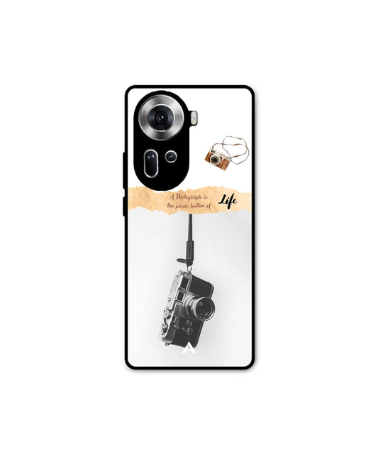 Photograph of life Metal Back Cover Phone Case for Oppo Reno 11