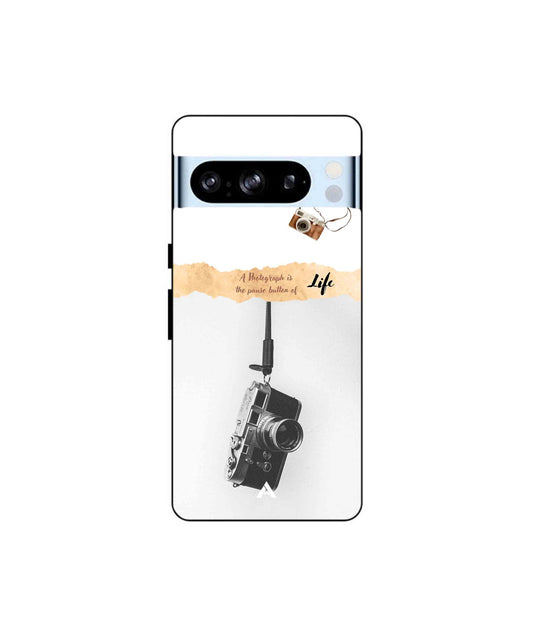 Photograph of life Metal Back Cover Phone Case for Pixel 8 Pro