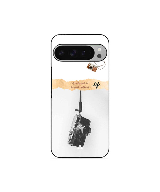 Photograph of life Metal Back Cover Phone Case for Pixel 9 Pro