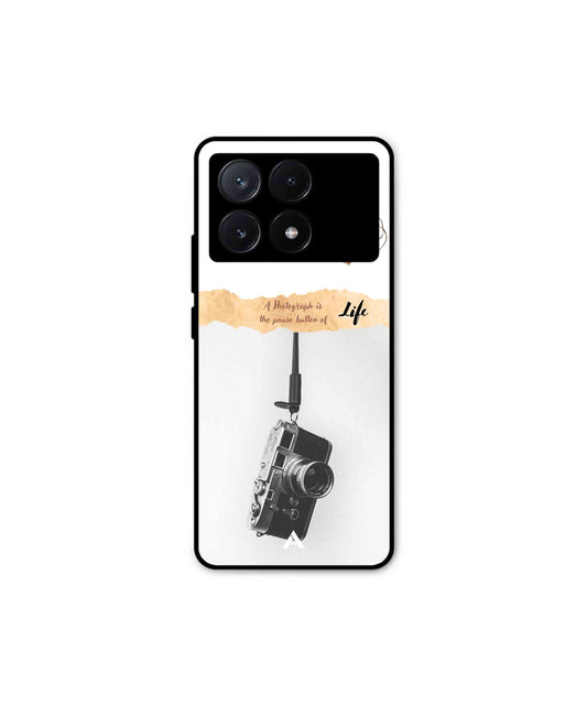 Photograph of life Metal Back Cover Phone Case for Poco X6 Pro