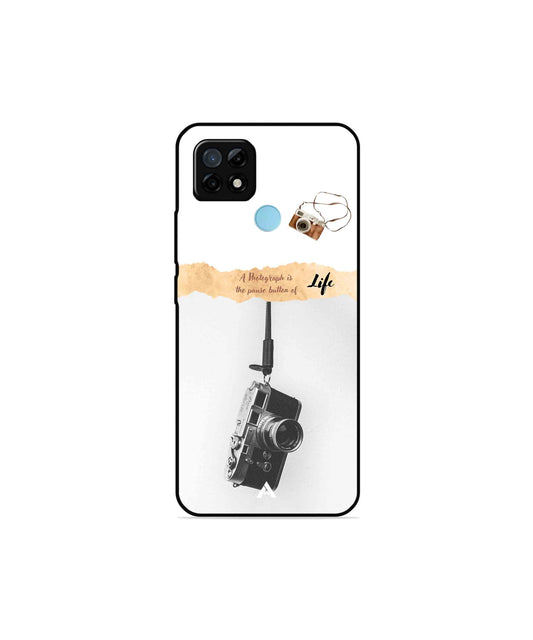 Photograph of life Metal Back Cover Phone Case for Realme C21