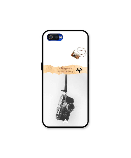 Photograph of life Metal Back Cover Phone Case for Realme C2