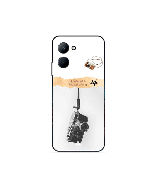 Photograph of life Metal Back Cover Phone Case for Realme C33