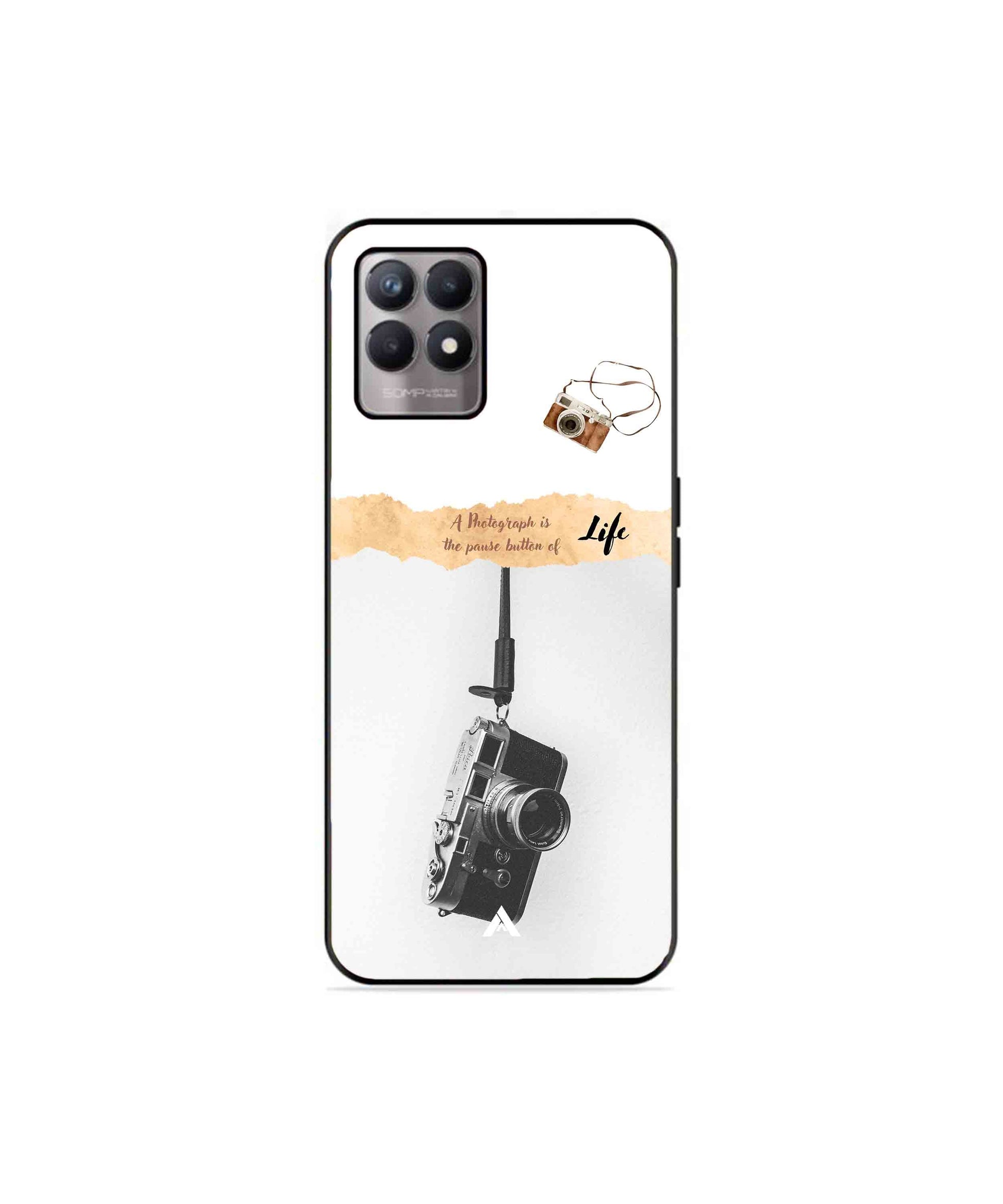 Photograph of life Metal Back Cover Phone Case for Realme Narzo 50