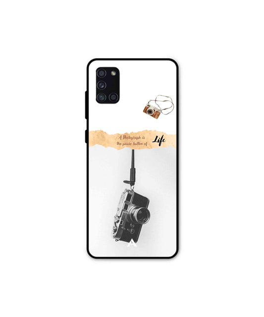 Photograph of life Metal Back Cover Phone Case for Samsung Galaxy A31